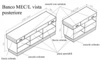 Banco cassa ad angolo mod. MEC/L