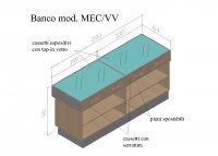 Banco cassa Mod. MEC/VV