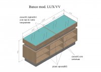 Banco cassa mod. LUX/VV