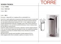 Posacenere da esterno mod. TORRE