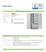 ARMADI DA BALCONE mod. PORTA SCOPE - H 200